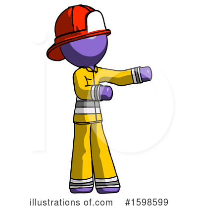 Royalty-Free (RF) Purple Design Mascot Clipart Illustration by Leo Blanchette - Stock Sample #1598599