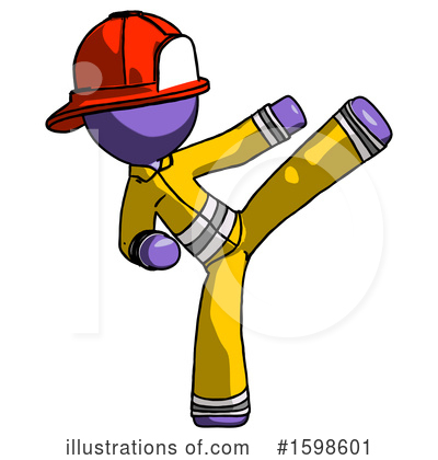 Royalty-Free (RF) Purple Design Mascot Clipart Illustration by Leo Blanchette - Stock Sample #1598601