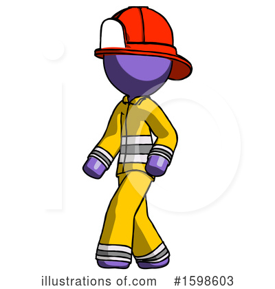 Royalty-Free (RF) Purple Design Mascot Clipart Illustration by Leo Blanchette - Stock Sample #1598603