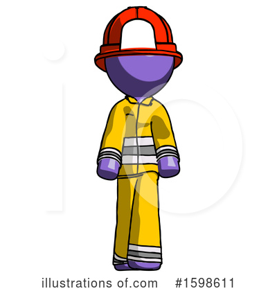 Royalty-Free (RF) Purple Design Mascot Clipart Illustration by Leo Blanchette - Stock Sample #1598611