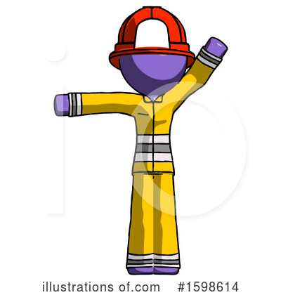 Royalty-Free (RF) Purple Design Mascot Clipart Illustration by Leo Blanchette - Stock Sample #1598614