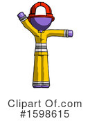 Purple Design Mascot Clipart #1598615 by Leo Blanchette