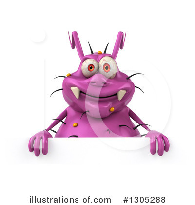 Purple Germ Clipart #1305288 by Julos