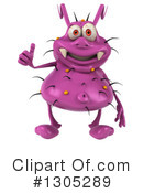 Purple Germ Clipart #1305289 by Julos