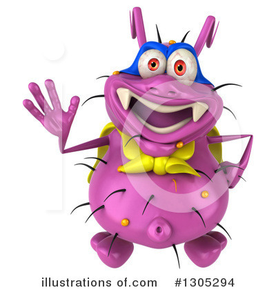 Purple Germ Clipart #1305294 by Julos