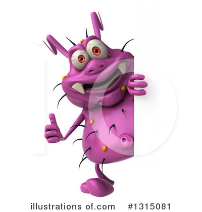 Purple Germ Clipart #1315081 by Julos