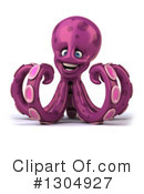 Purple Octopus Clipart #1304927 by Julos