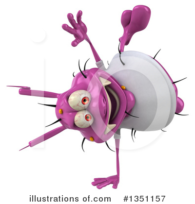 Purple Virus Clipart #1351157 by Julos