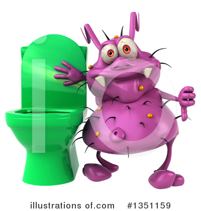 Purple Germ Clipart #1351159 by Julos