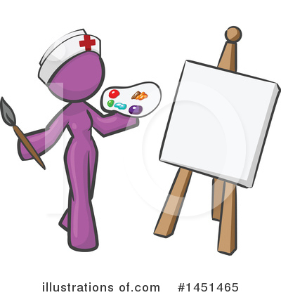 Royalty-Free (RF) Purple Woman Clipart Illustration by Leo Blanchette - Stock Sample #1451465
