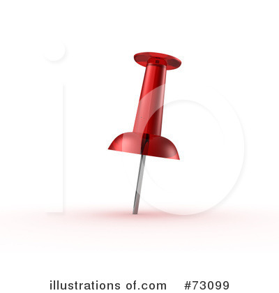 Royalty-Free (RF) Push Pin Clipart Illustration by stockillustrations - Stock Sample #73099