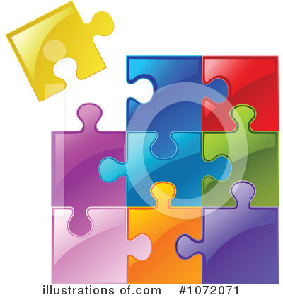 Royalty-Free (RF) Puzzle Clipart Illustration by yayayoyo - Stock Sample #1072071