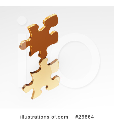 Royalty-Free (RF) Puzzle Clipart Illustration by KJ Pargeter - Stock Sample #26864