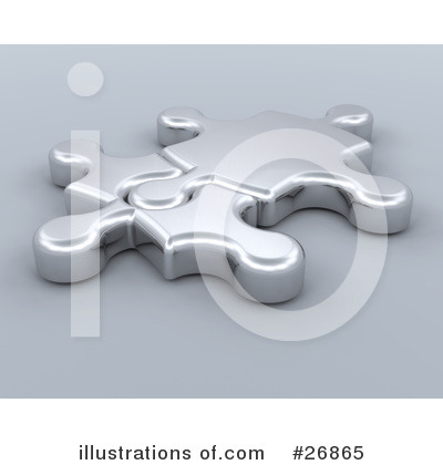 Royalty-Free (RF) Puzzle Clipart Illustration by KJ Pargeter - Stock Sample #26865