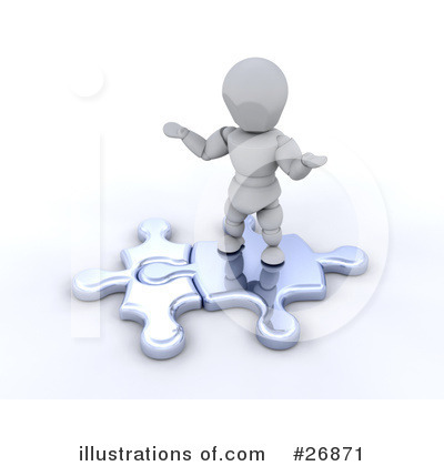 Royalty-Free (RF) Puzzle Clipart Illustration by KJ Pargeter - Stock Sample #26871