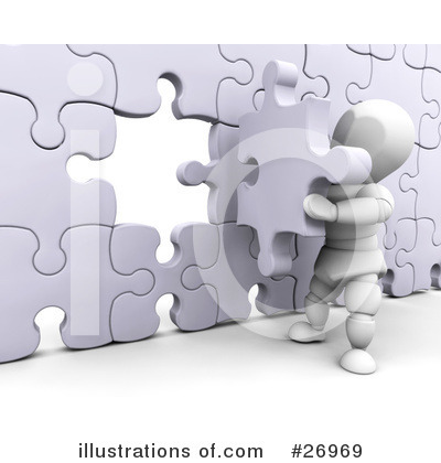 Jigsaw Puzzle Clipart #26969 by KJ Pargeter