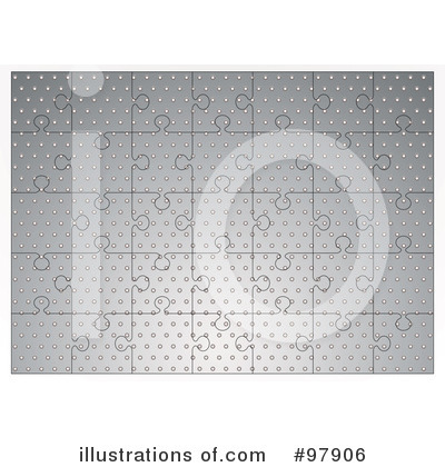 Royalty-Free (RF) Puzzle Clipart Illustration by michaeltravers - Stock Sample #97906