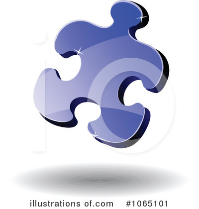 Jigsaw Puzzle Clipart #1065101 by Vector Tradition SM
