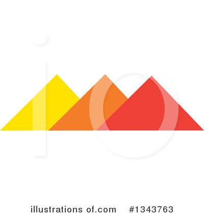 Royalty-Free (RF) Pyramid Clipart Illustration by ColorMagic - Stock Sample #1343763