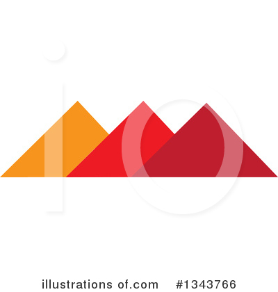 Royalty-Free (RF) Pyramid Clipart Illustration by ColorMagic - Stock Sample #1343766