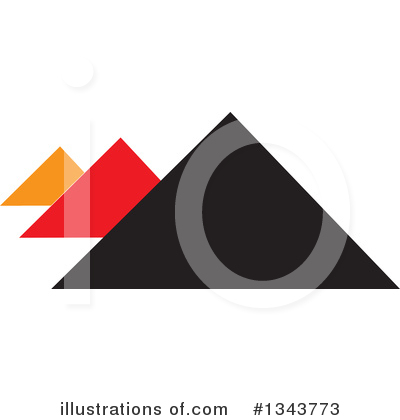 Royalty-Free (RF) Pyramid Clipart Illustration by ColorMagic - Stock Sample #1343773