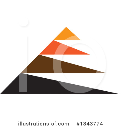 Royalty-Free (RF) Pyramid Clipart Illustration by ColorMagic - Stock Sample #1343774