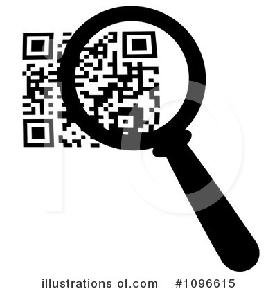 Qr Code Clipart #1096615 by Hit Toon