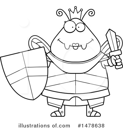 Royalty-Free (RF) Queen Bee Clipart Illustration by Cory Thoman - Stock Sample #1478638