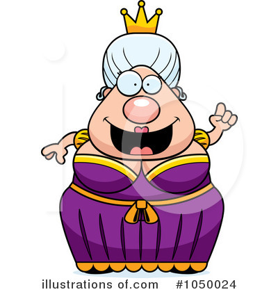 Royalty-Free (RF) Queen Clipart Illustration by Cory Thoman - Stock Sample #1050024