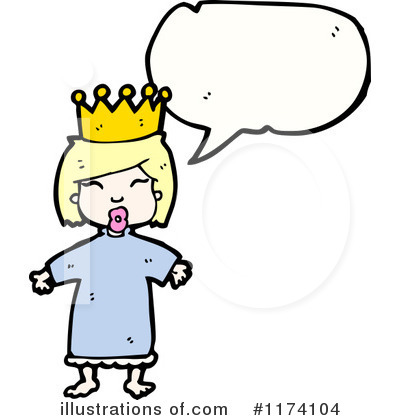 Royalty-Free (RF) Queen Clipart Illustration by lineartestpilot - Stock Sample #1174104