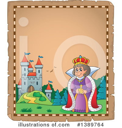 Royalty-Free (RF) Queen Clipart Illustration by visekart - Stock Sample #1389764