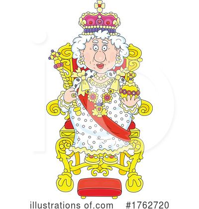 Royalty-Free (RF) Queen Clipart Illustration by Alex Bannykh - Stock Sample #1762720