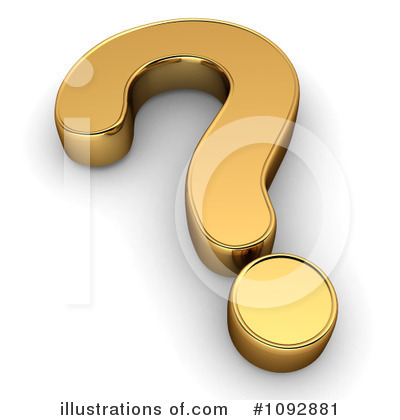 Royalty-Free (RF) Question Mark Clipart Illustration by BNP Design Studio - Stock Sample #1092881
