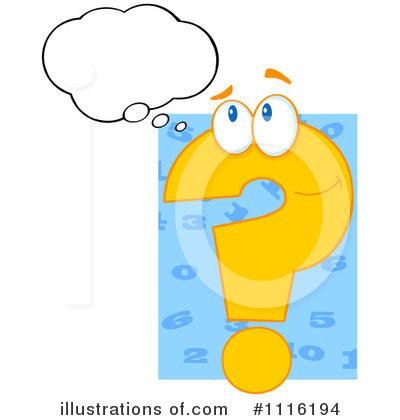 Royalty-Free (RF) Question Mark Clipart Illustration by Hit Toon - Stock Sample #1116194