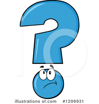 Royalty-Free (RF) Question Mark Clipart Illustration by Hit Toon - Stock Sample #1206931