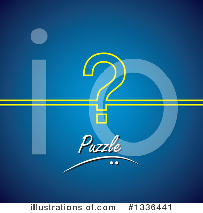 Royalty-Free (RF) Question Mark Clipart Illustration by ColorMagic - Stock Sample #1336441