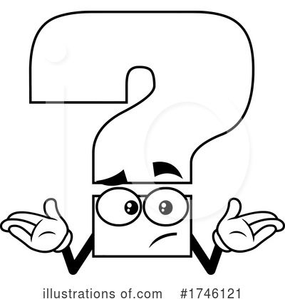 Royalty-Free (RF) Question Mark Clipart Illustration by Hit Toon - Stock Sample #1746121