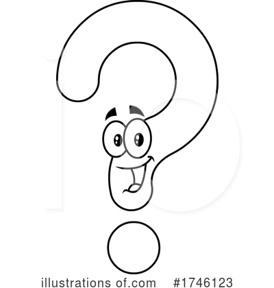 Royalty-Free (RF) Question Mark Clipart Illustration by Hit Toon - Stock Sample #1746123