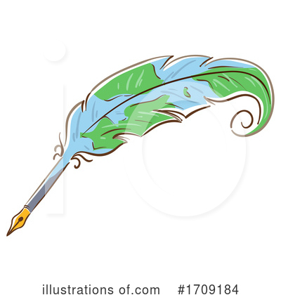 Royalty-Free (RF) Quill Clipart Illustration by BNP Design Studio - Stock Sample #1709184