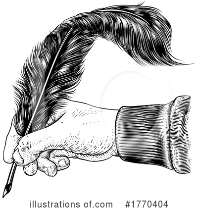 Royalty-Free (RF) Quill Clipart Illustration by AtStockIllustration - Stock Sample #1770404