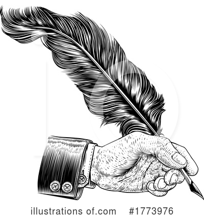 Royalty-Free (RF) Quill Clipart Illustration by AtStockIllustration - Stock Sample #1773976