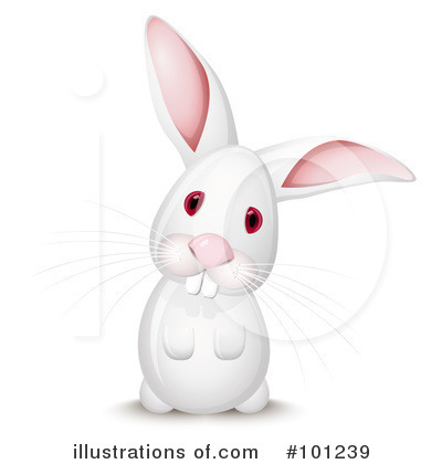 Royalty-Free (RF) Rabbit Clipart Illustration by Oligo - Stock Sample #101239