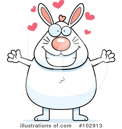 Royalty-Free (RF) Rabbit Clipart Illustration by Cory Thoman - Stock Sample #102913