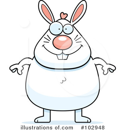 Royalty-Free (RF) Rabbit Clipart Illustration by Cory Thoman - Stock Sample #102948