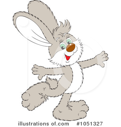 Royalty-Free (RF) Rabbit Clipart Illustration by Alex Bannykh - Stock Sample #1051327