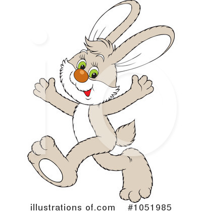 Royalty-Free (RF) Rabbit Clipart Illustration by Alex Bannykh - Stock Sample #1051985