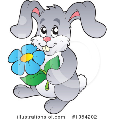 Royalty-Free (RF) Rabbit Clipart Illustration by visekart - Stock Sample #1054202
