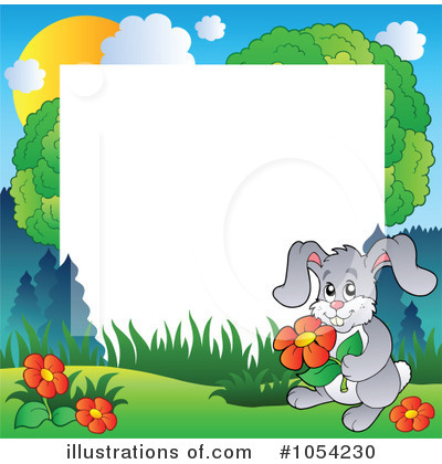 Royalty-Free (RF) Rabbit Clipart Illustration by visekart - Stock Sample #1054230