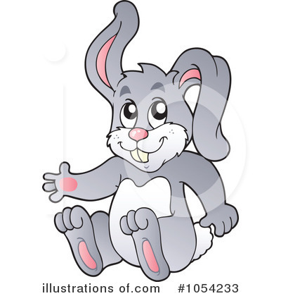 Royalty-Free (RF) Rabbit Clipart Illustration by visekart - Stock Sample #1054233
