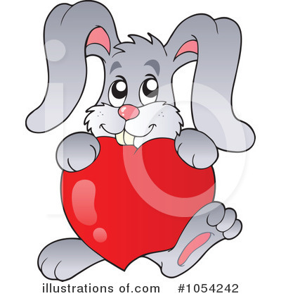 Royalty-Free (RF) Rabbit Clipart Illustration by visekart - Stock Sample #1054242